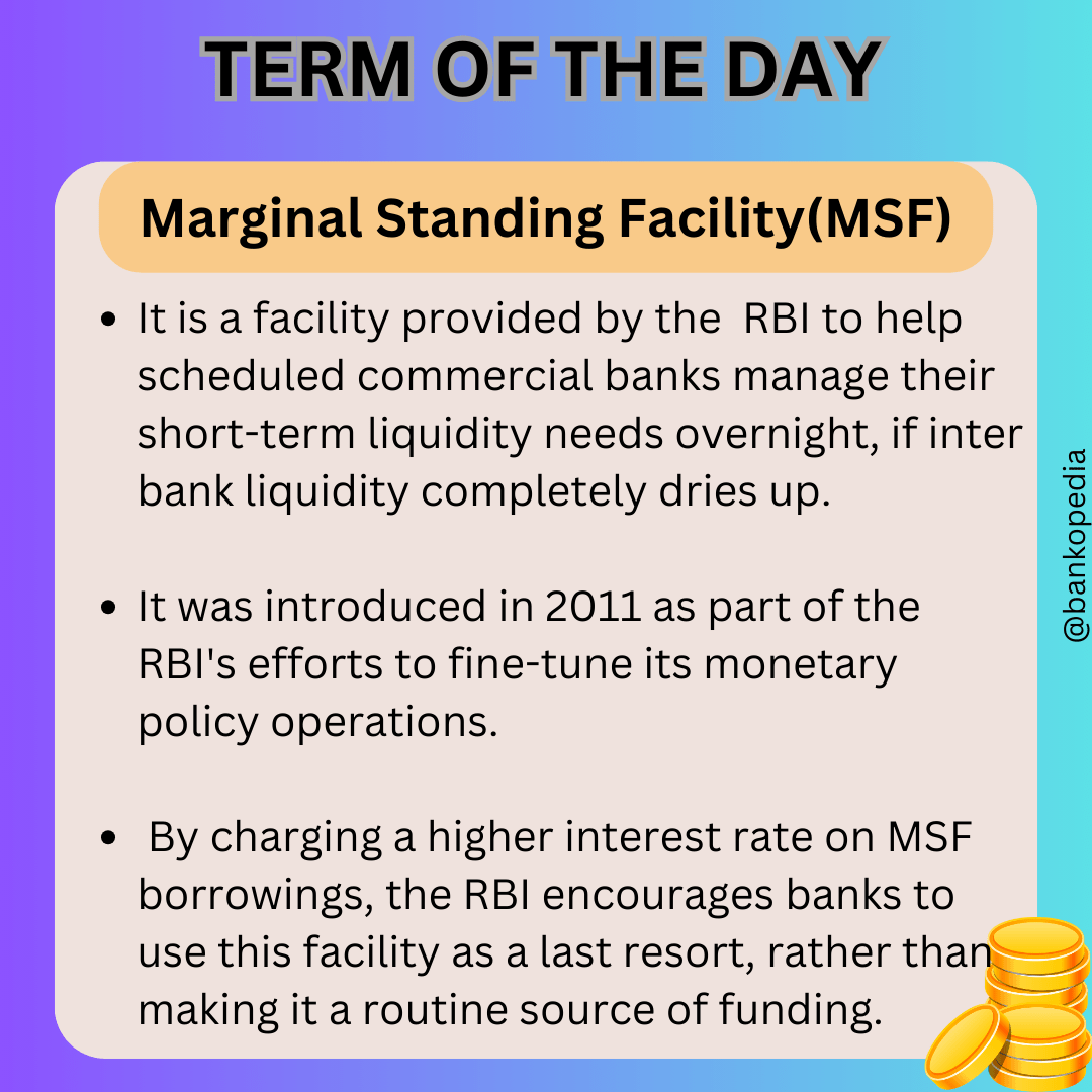 Marginal Standing Facility